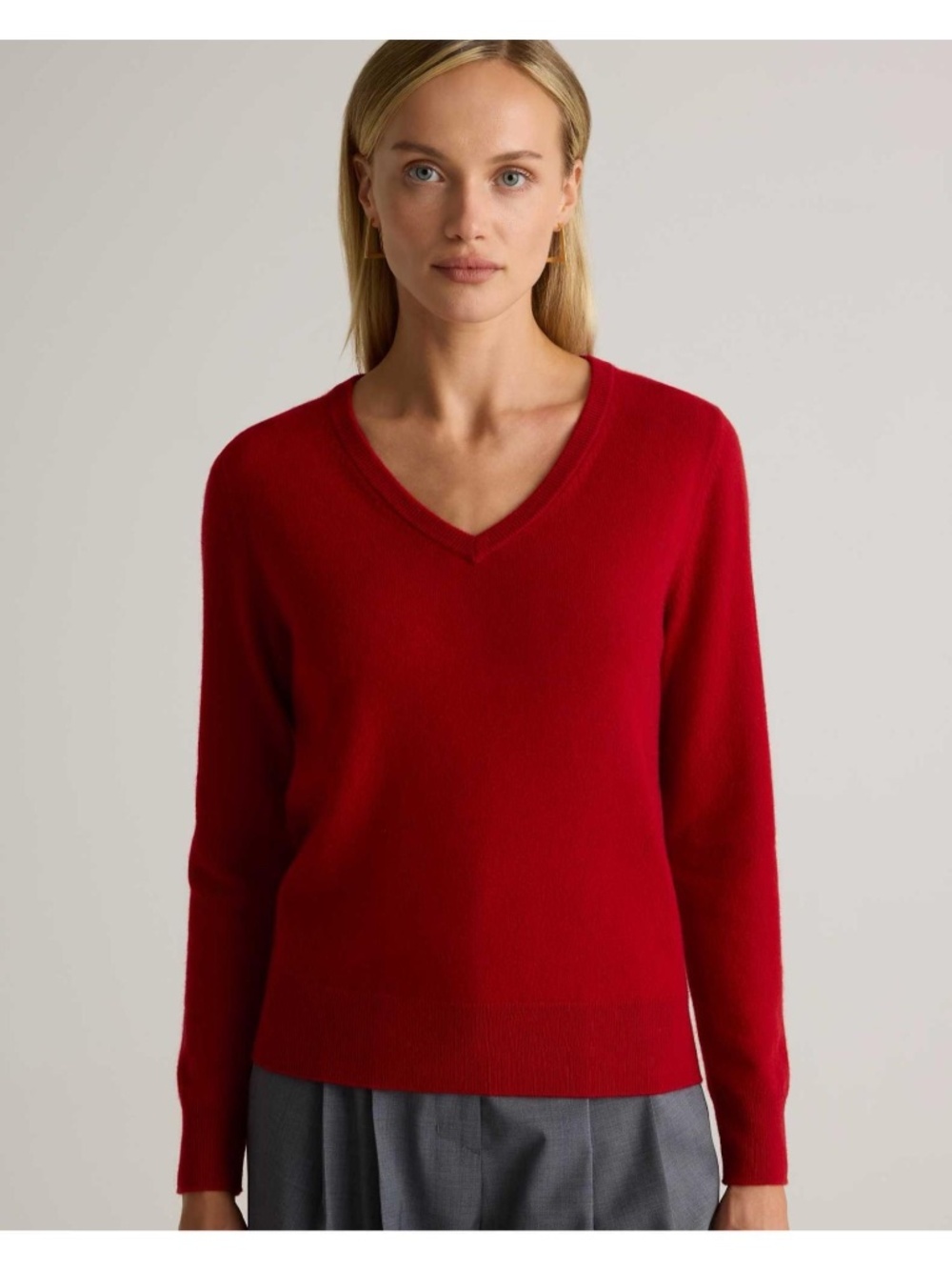 Quince Mongolian Cashmere V-Neck Sweater NWT